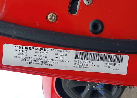 2014 Dodge Challenger Sxt Plus z USA, uszkodzony, nr VIN 2C3CDYAG7EH123698